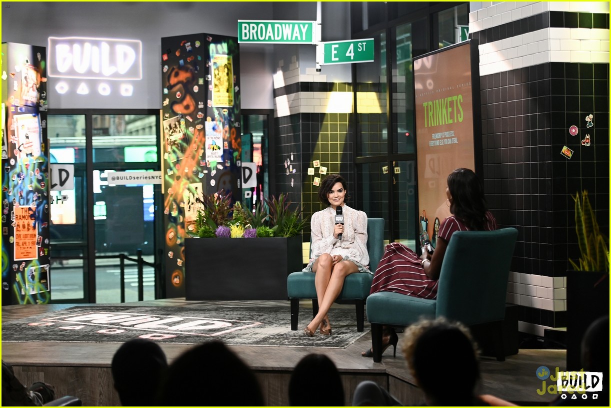 'Trinkets' Stars Odiseas Georgiadis & Brianna Hildebrand Promote The Netflix Show in NYC