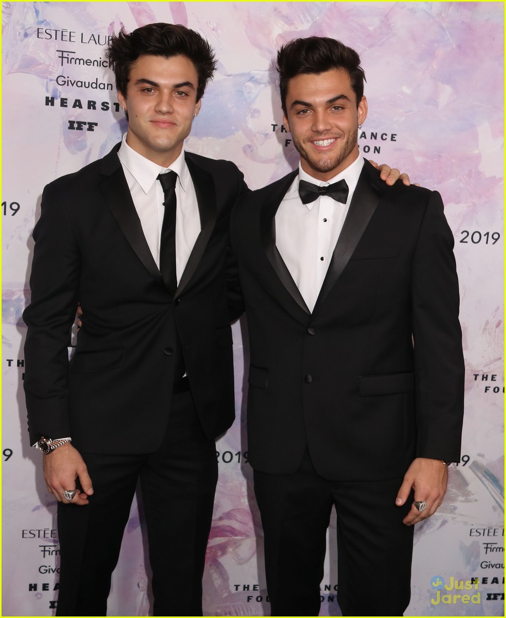 Ethan & Grayson Dolan Wear Bowties For Fragrance Foundation Awards 2019