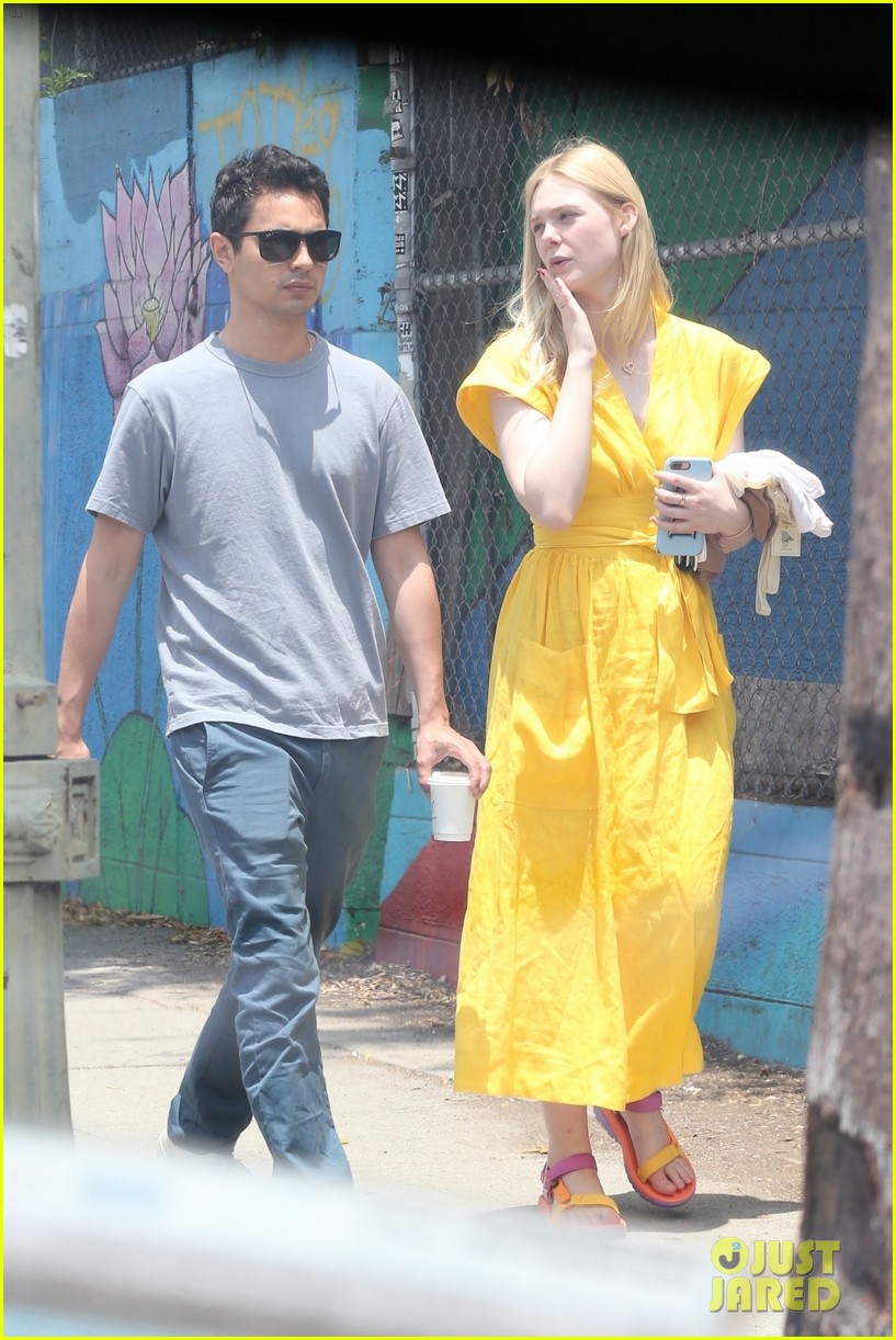 Elle Fanning Goes Shopping with Boyfriend Max Minghella!