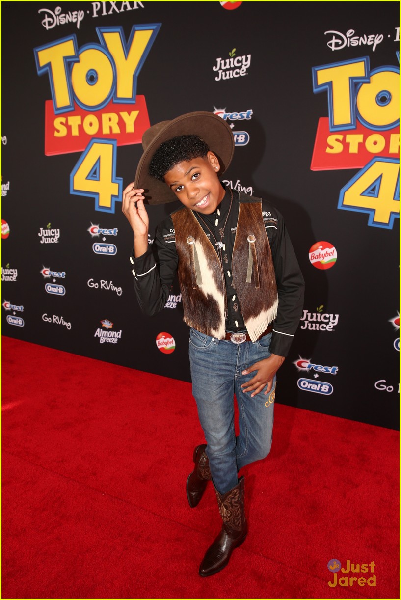 The Lion King's JD McCrary Wears Cowboy Look For 'Toy Story 4' Premiere