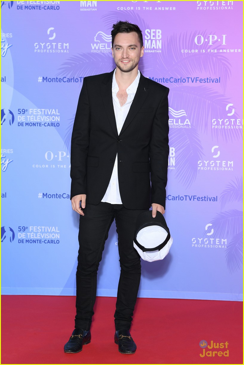 Lindsey Morgan Kisses Boyfriend Shaun Sipos at Monte Carlo TV Festival
