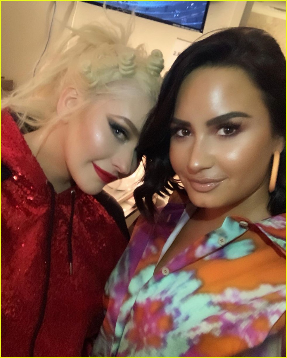 Demi Lovato Writes a Rave Review for Christina Aguilera's Vegas Show!