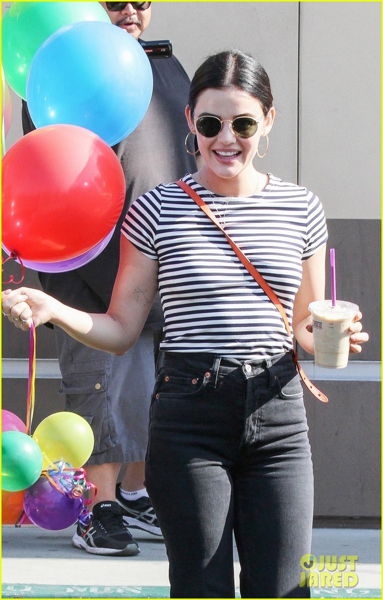 Lucy Hale Gets a Birthday Surprise From the Paparazzi!