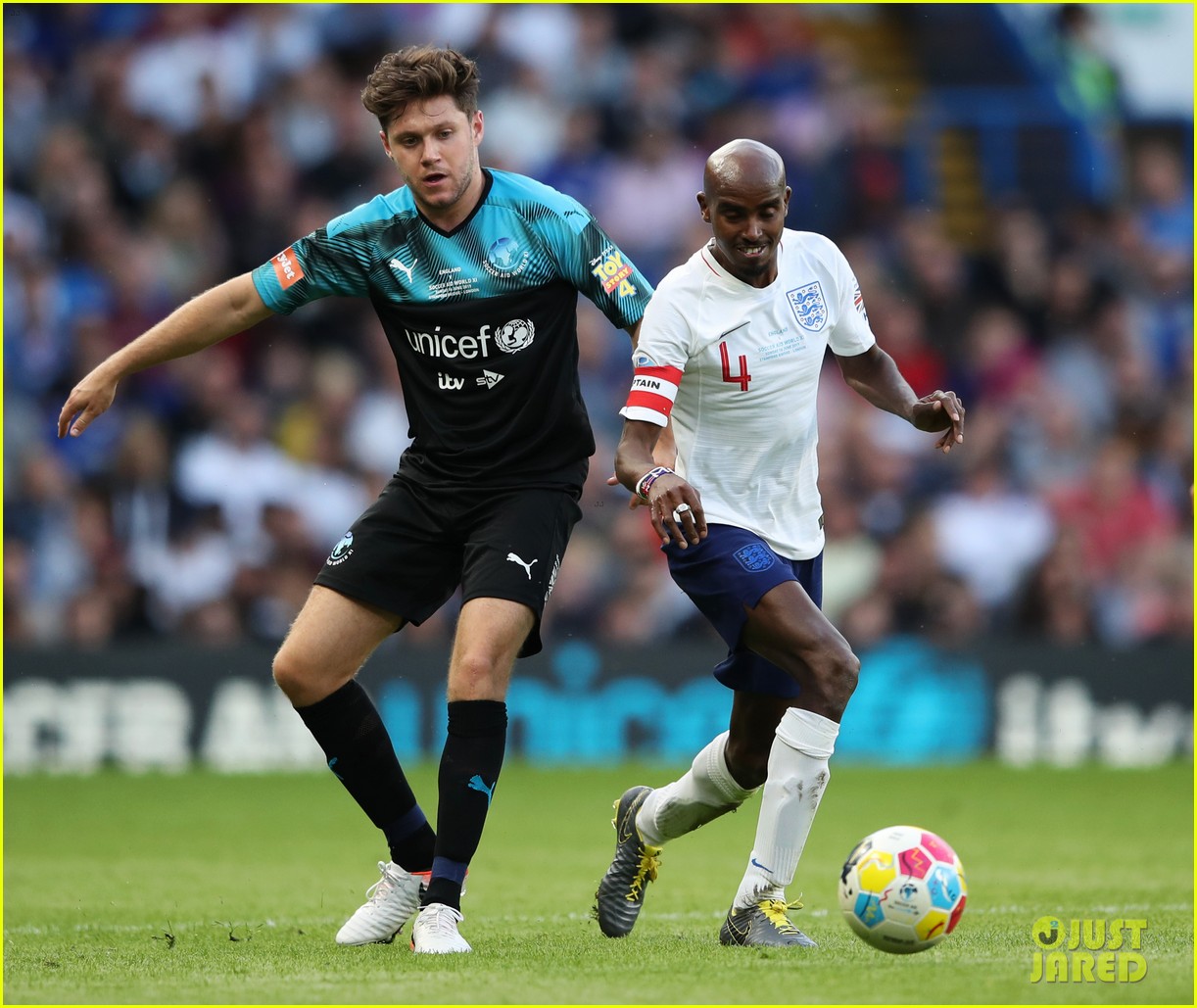 Niall Horan Hits The Field For Charity Soccer Match