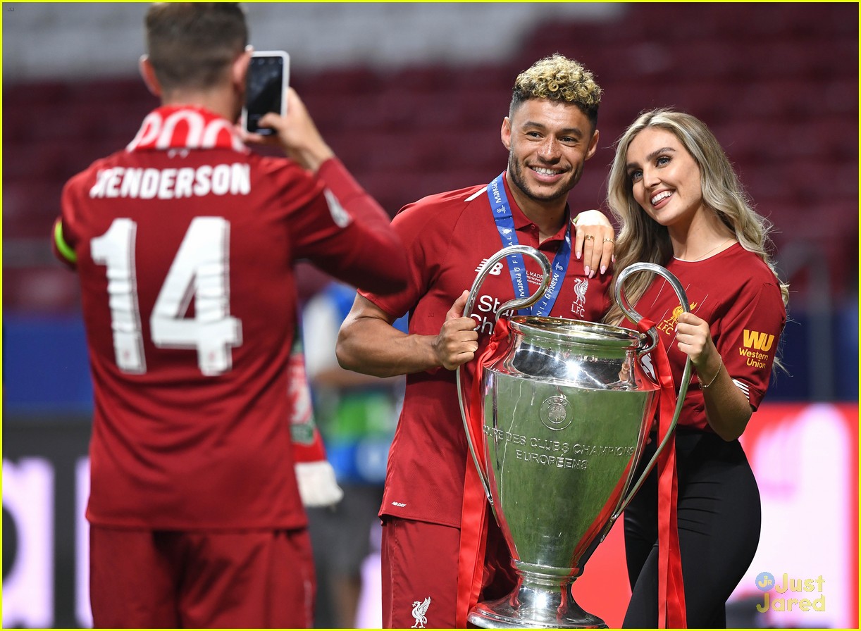 Perrie Edwards Celebrates Boyfriend Alex Oxlade-Chamberlain & Liverpool's Championship Win