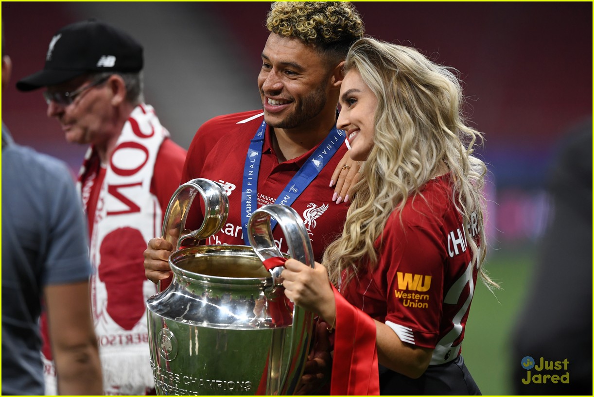 Perrie Edwards Celebrates Boyfriend Alex Oxlade-Chamberlain & Liverpool's Championship Win