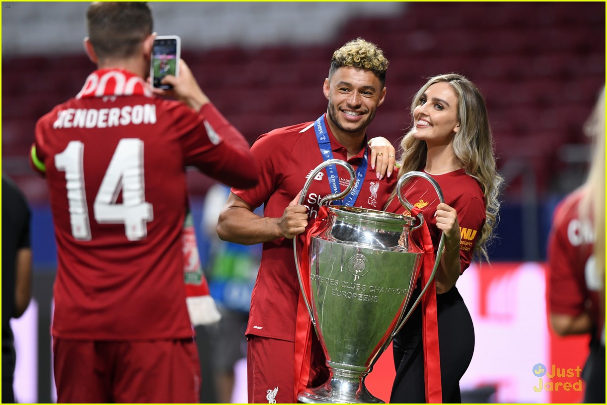 Perrie Edwards Celebrates Boyfriend Alex Oxlade-Chamberlain & Liverpool's Championship Win
