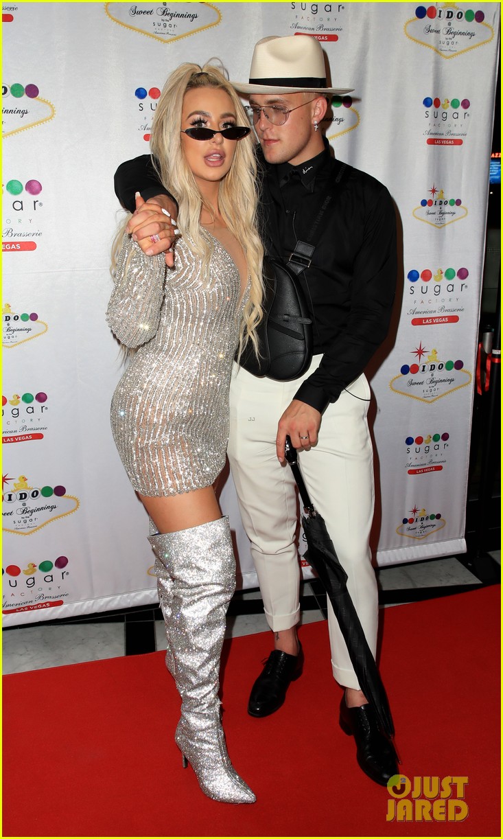Jake Paul & Tana Mongeau Celebrate Wedding Reception at Sugar Factory!