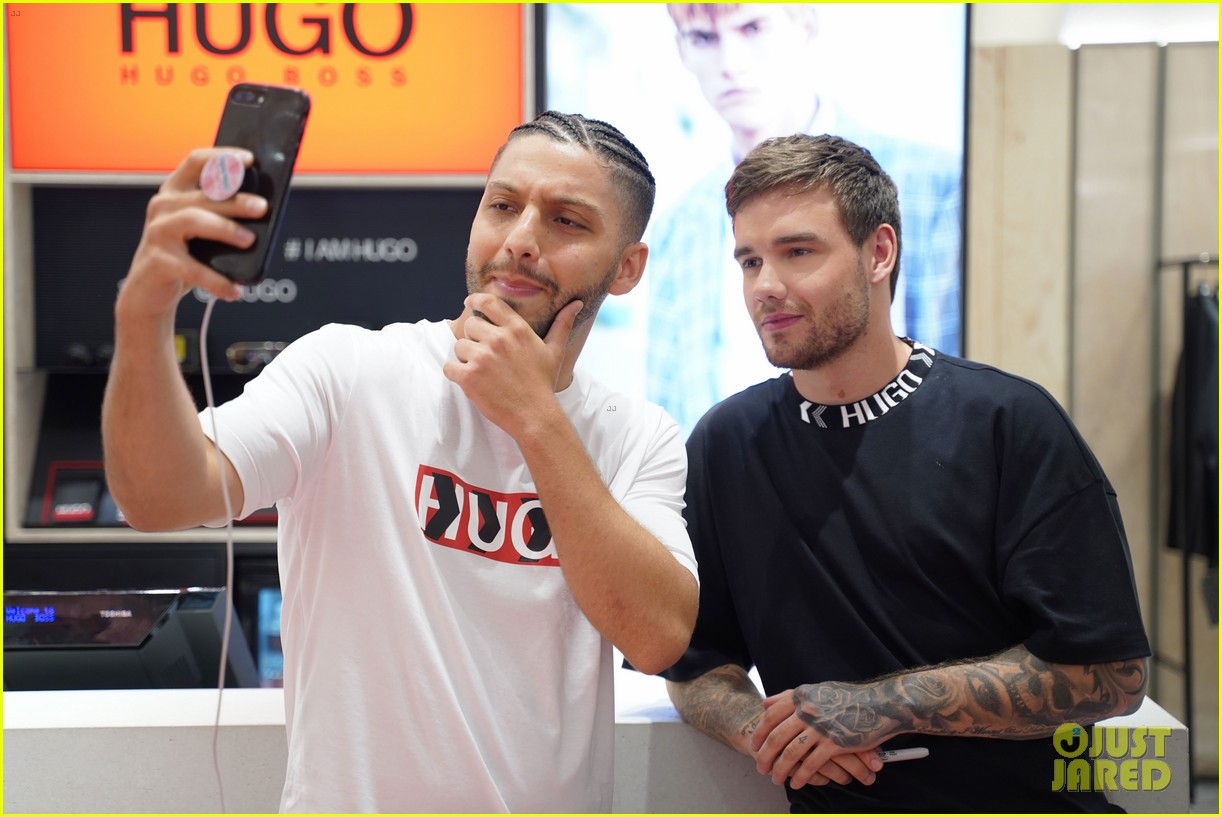 Liam Payne Promotes New Hugo Boss Collection in Miami!