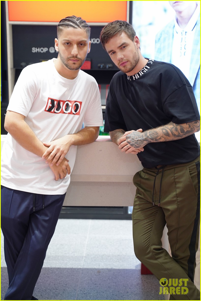 Liam Payne Promotes New Hugo Boss Collection in Miami!