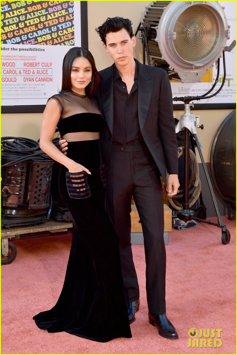 Vanessa Hudgens & Austin Butler Couple Up at 'Once Upon a Time in Hollywood' Premiere