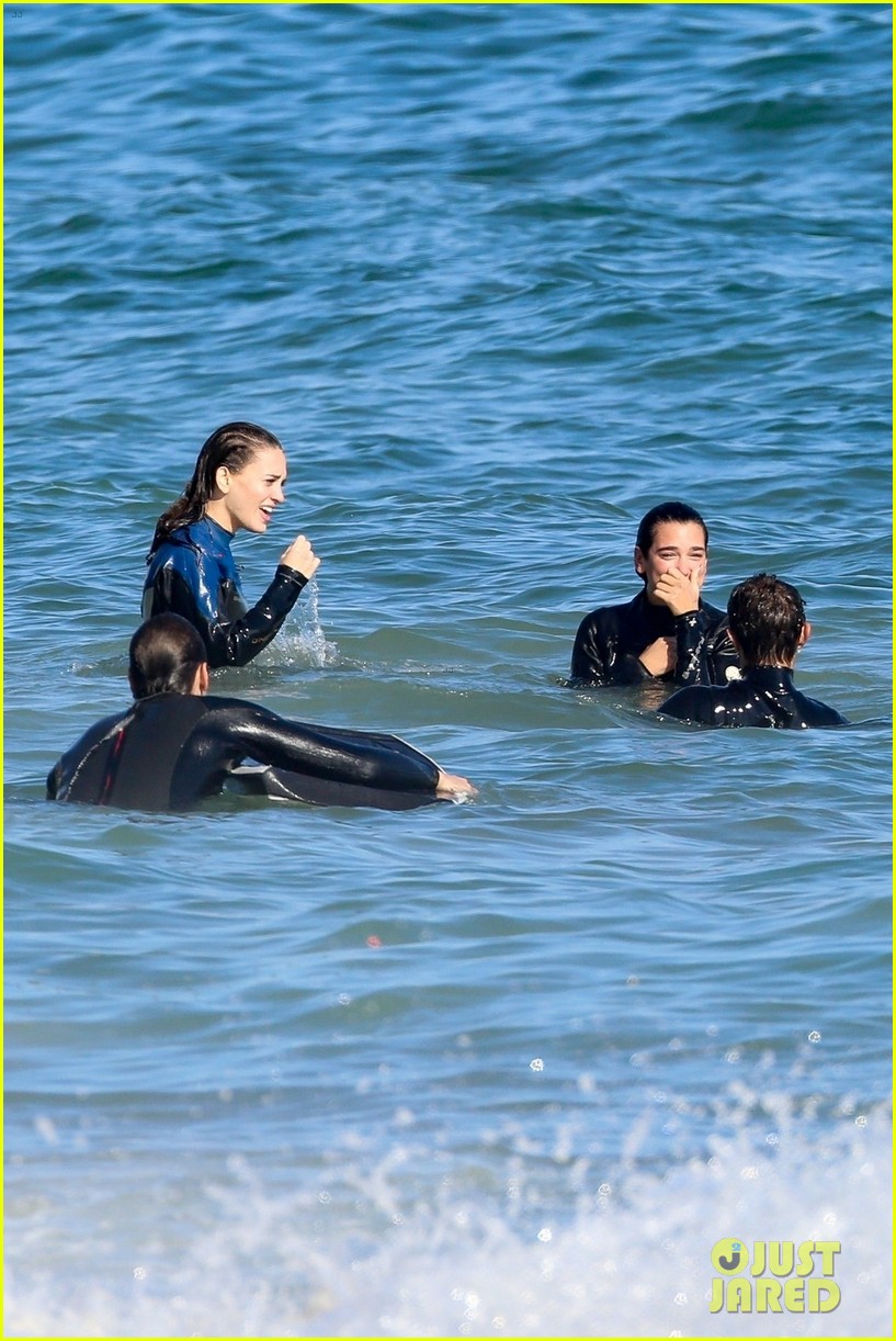 Dua Lipa Couples Up With Boyfriend Anwar Hadid in Malibu