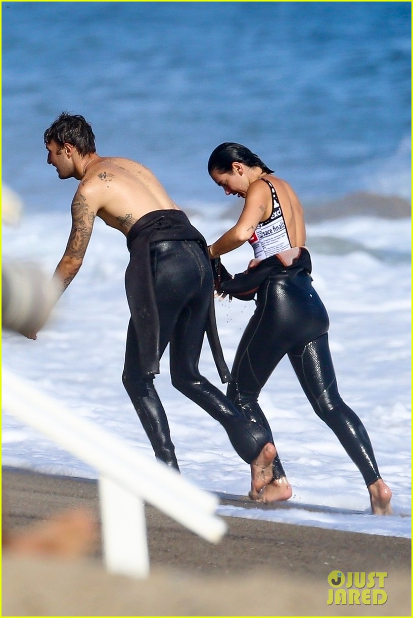 Dua Lipa Couples Up With Boyfriend Anwar Hadid in Malibu