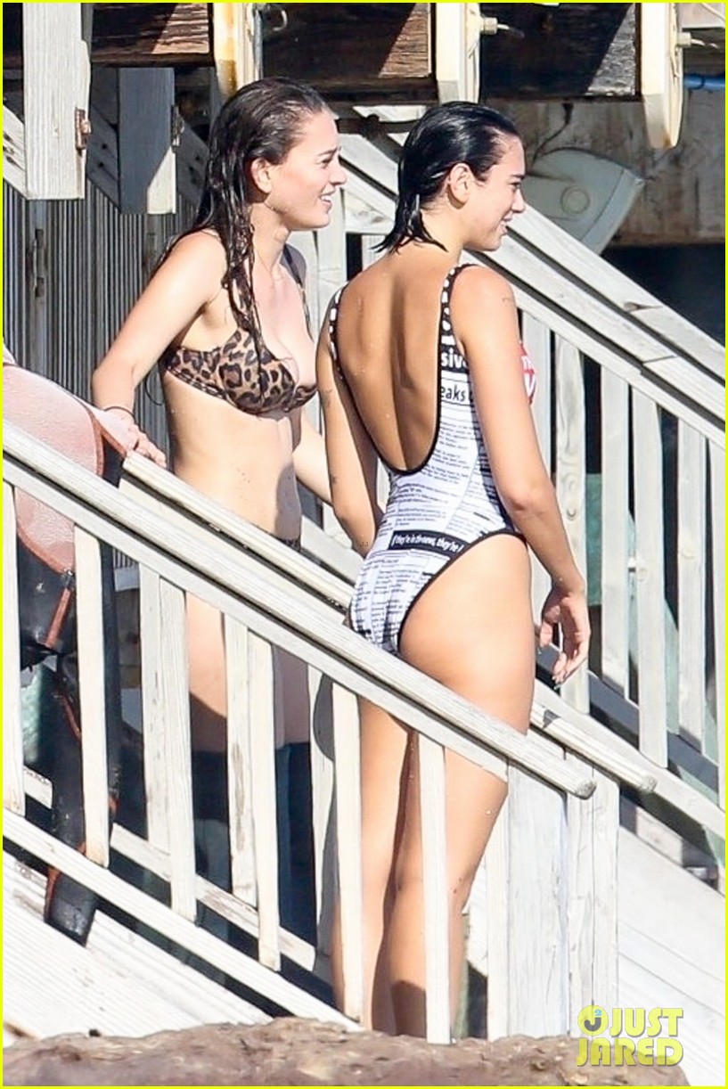 Dua Lipa Couples Up With Boyfriend Anwar Hadid in Malibu