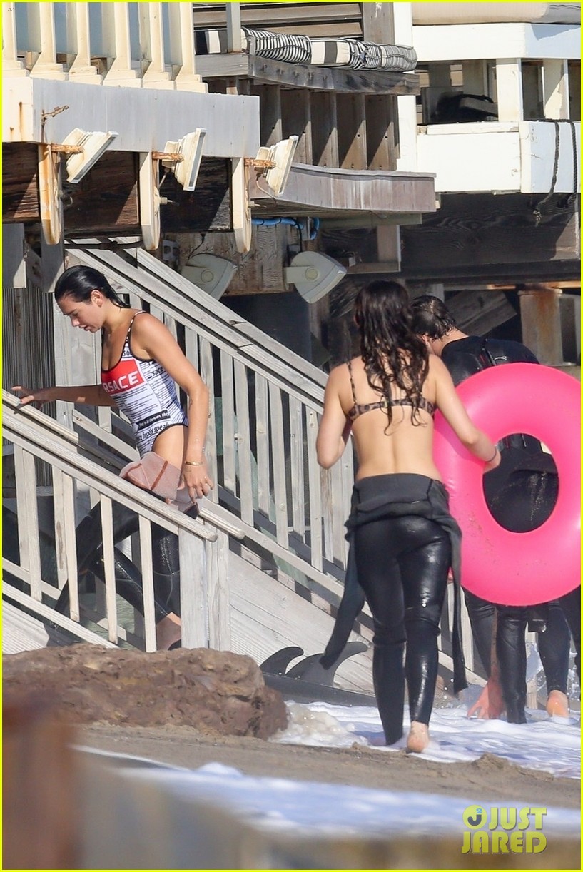 Dua Lipa Couples Up With Boyfriend Anwar Hadid in Malibu