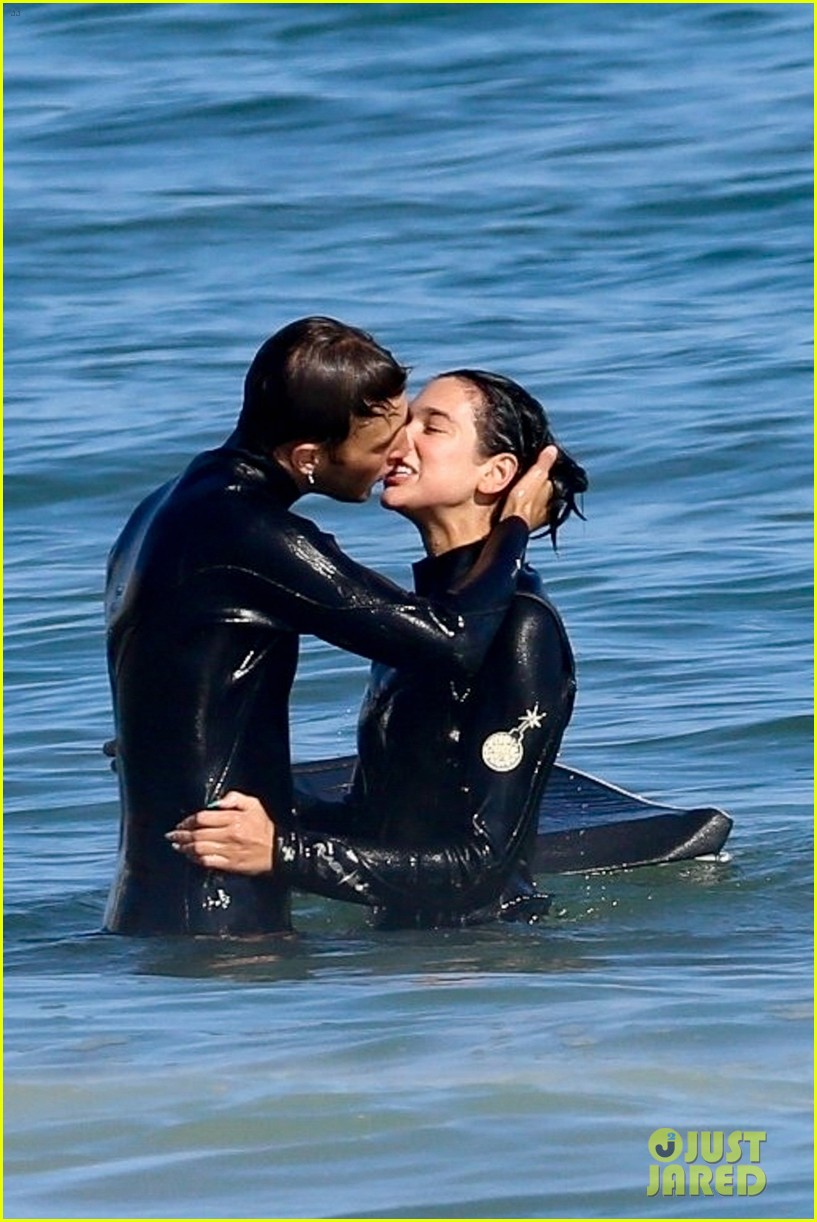 Dua Lipa Couples Up With Boyfriend Anwar Hadid in Malibu