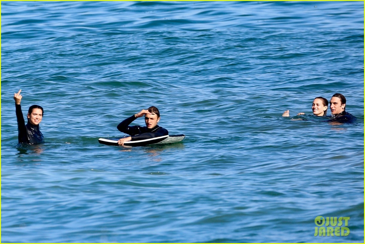 Dua Lipa Couples Up With Boyfriend Anwar Hadid in Malibu