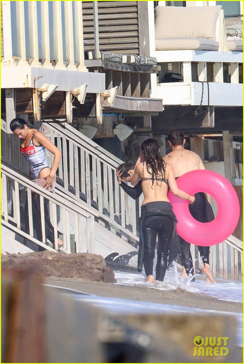 Dua Lipa Couples Up With Boyfriend Anwar Hadid in Malibu