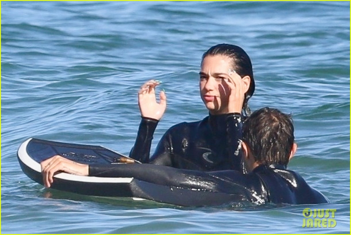 Dua Lipa Couples Up With Boyfriend Anwar Hadid in Malibu