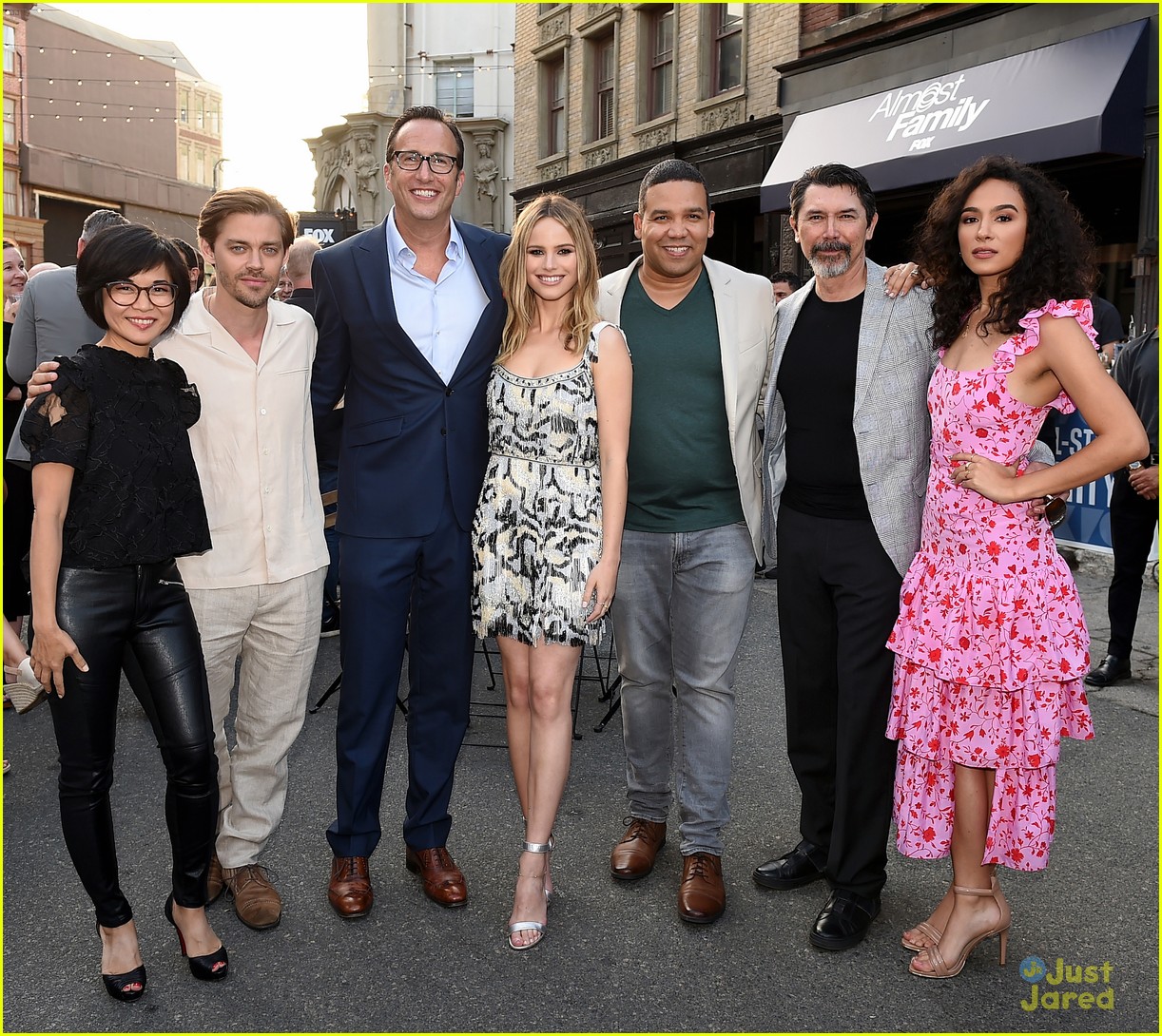 Emily Osment Steps Out For Fox's TCA All-Star Party With 'Almost Family' Co-Stars