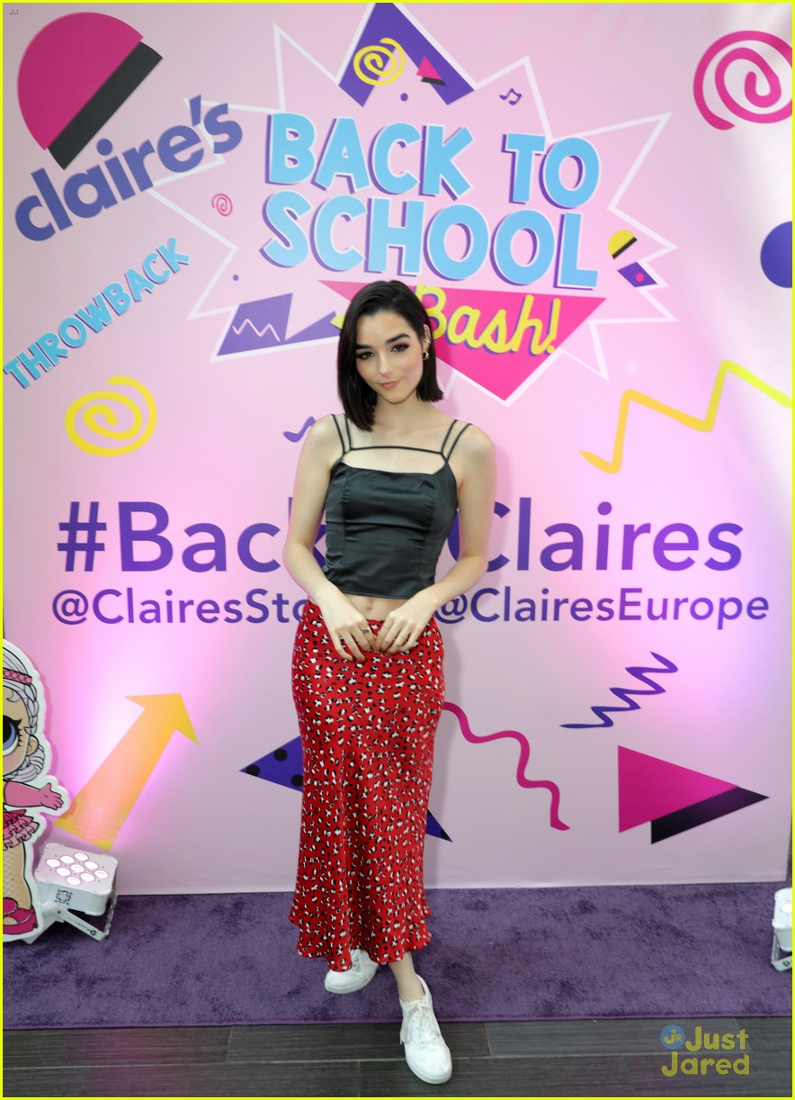 Indiana Massara Celebrates Back To School Season with Claire's