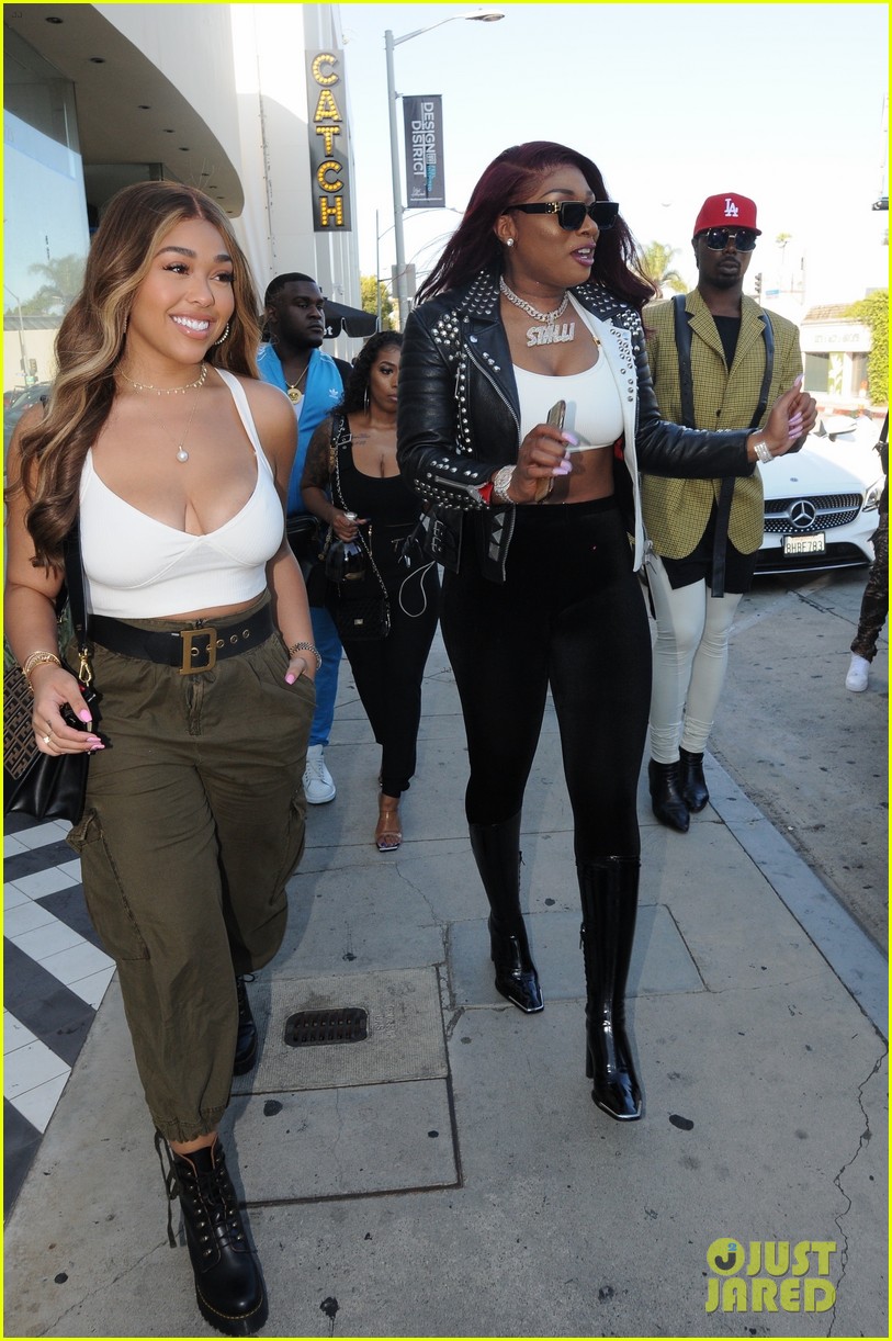 Jordyn Woods Hangs With Megan Thee Stallion Out in LA