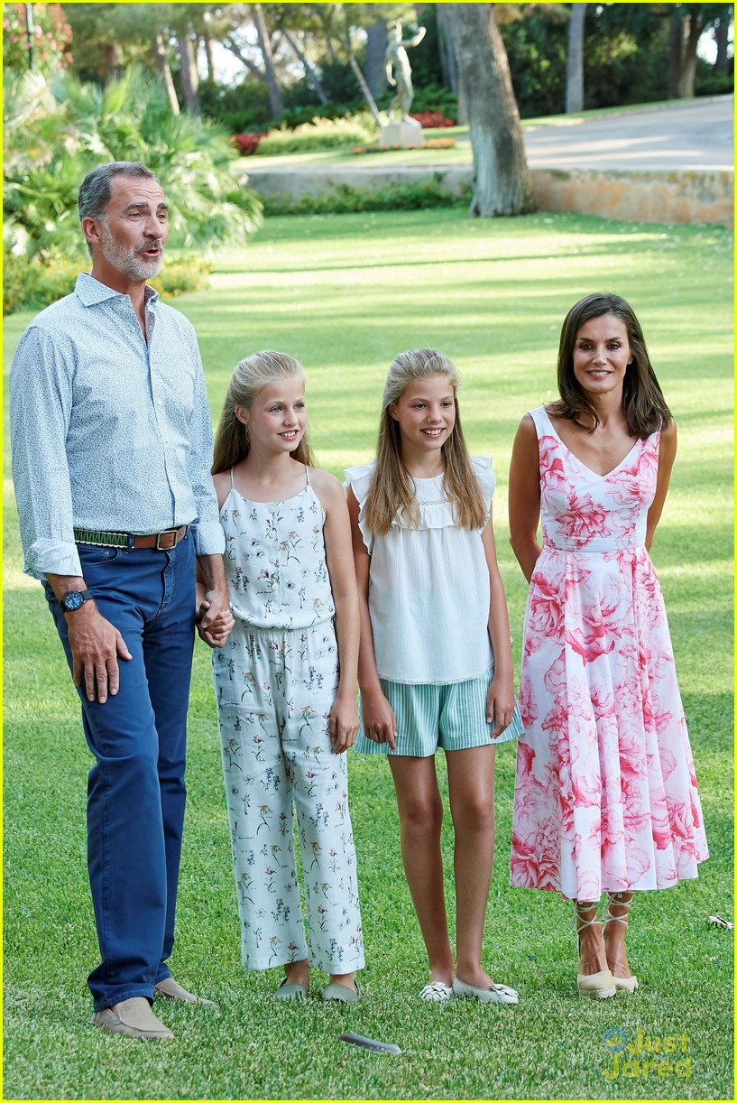 Princess Leonor of Spain Keeps It Cute In a Sweet Jumpsuit For Summer Photocall in Mallorca