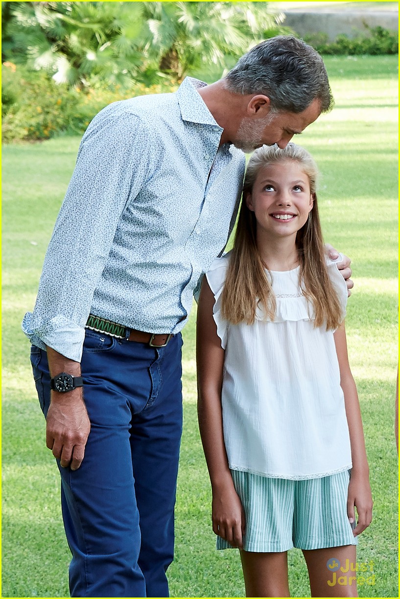Princess Leonor of Spain Keeps It Cute In a Sweet Jumpsuit For Summer Photocall in Mallorca