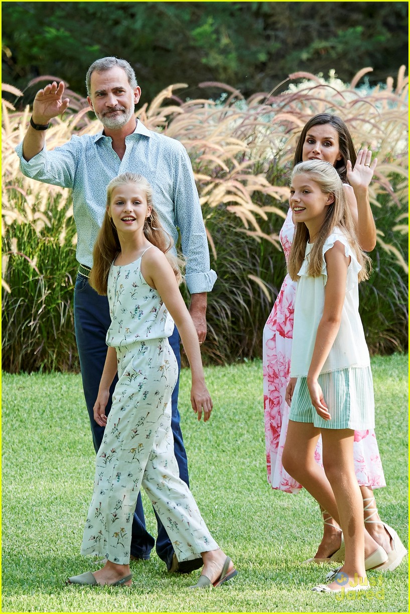 Princess Leonor of Spain Keeps It Cute In a Sweet Jumpsuit For Summer Photocall in Mallorca
