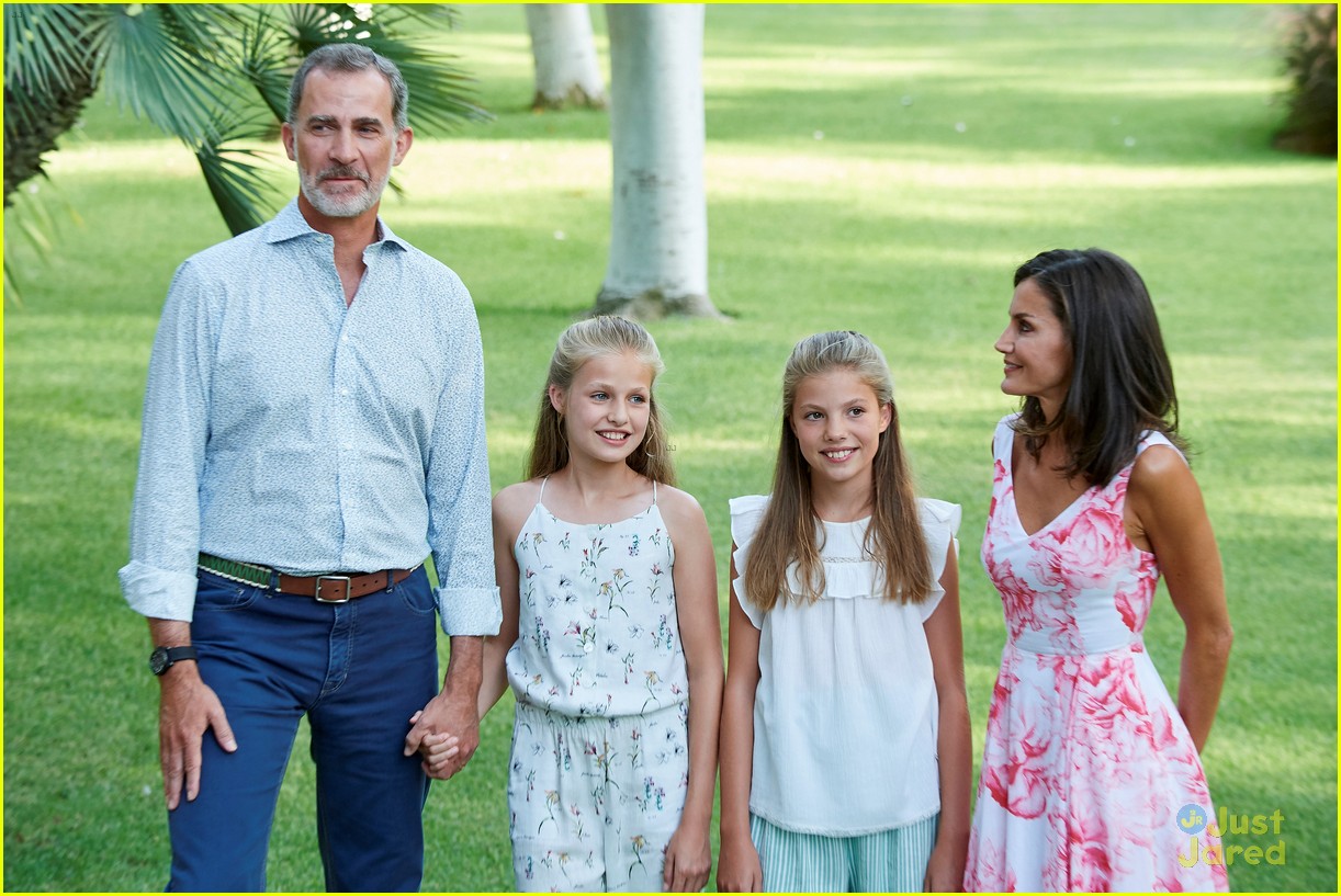 Princess Leonor of Spain Keeps It Cute In a Sweet Jumpsuit For Summer Photocall in Mallorca
