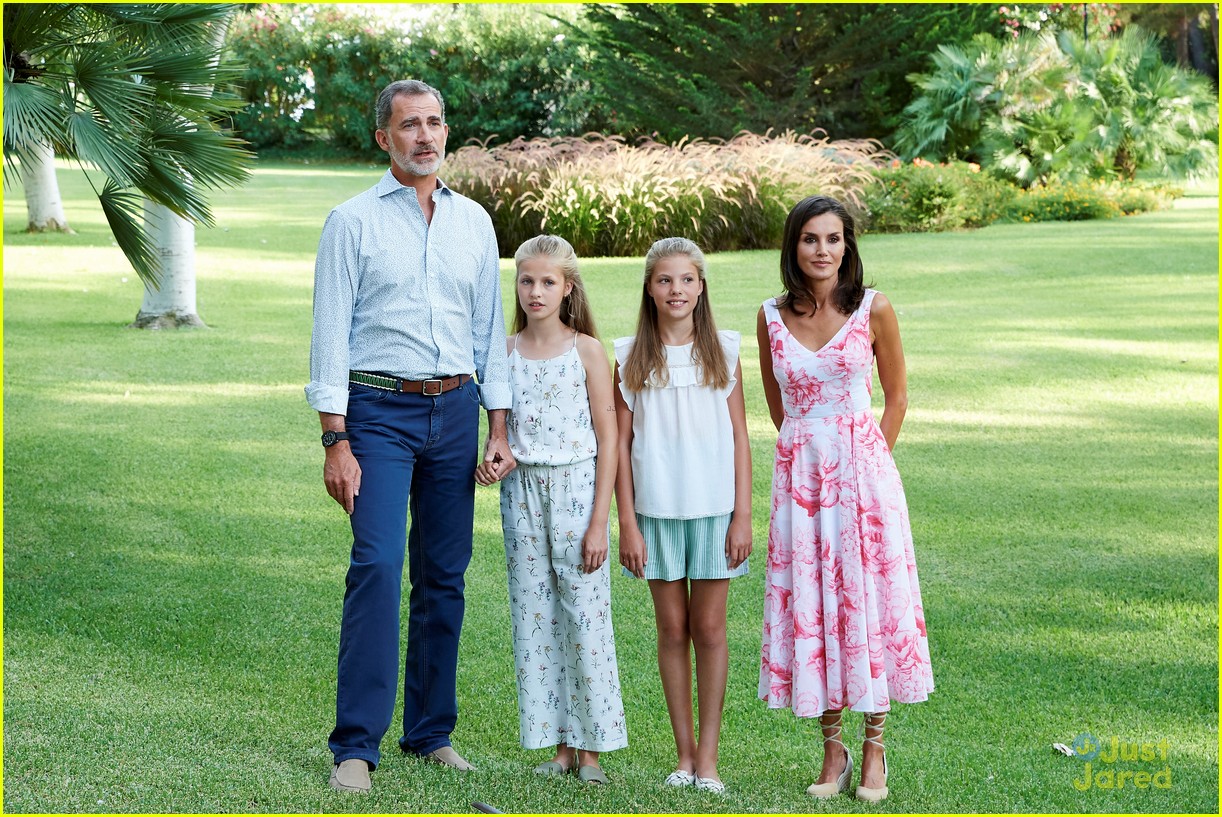 Princess Leonor of Spain Keeps It Cute In a Sweet Jumpsuit For Summer Photocall in Mallorca