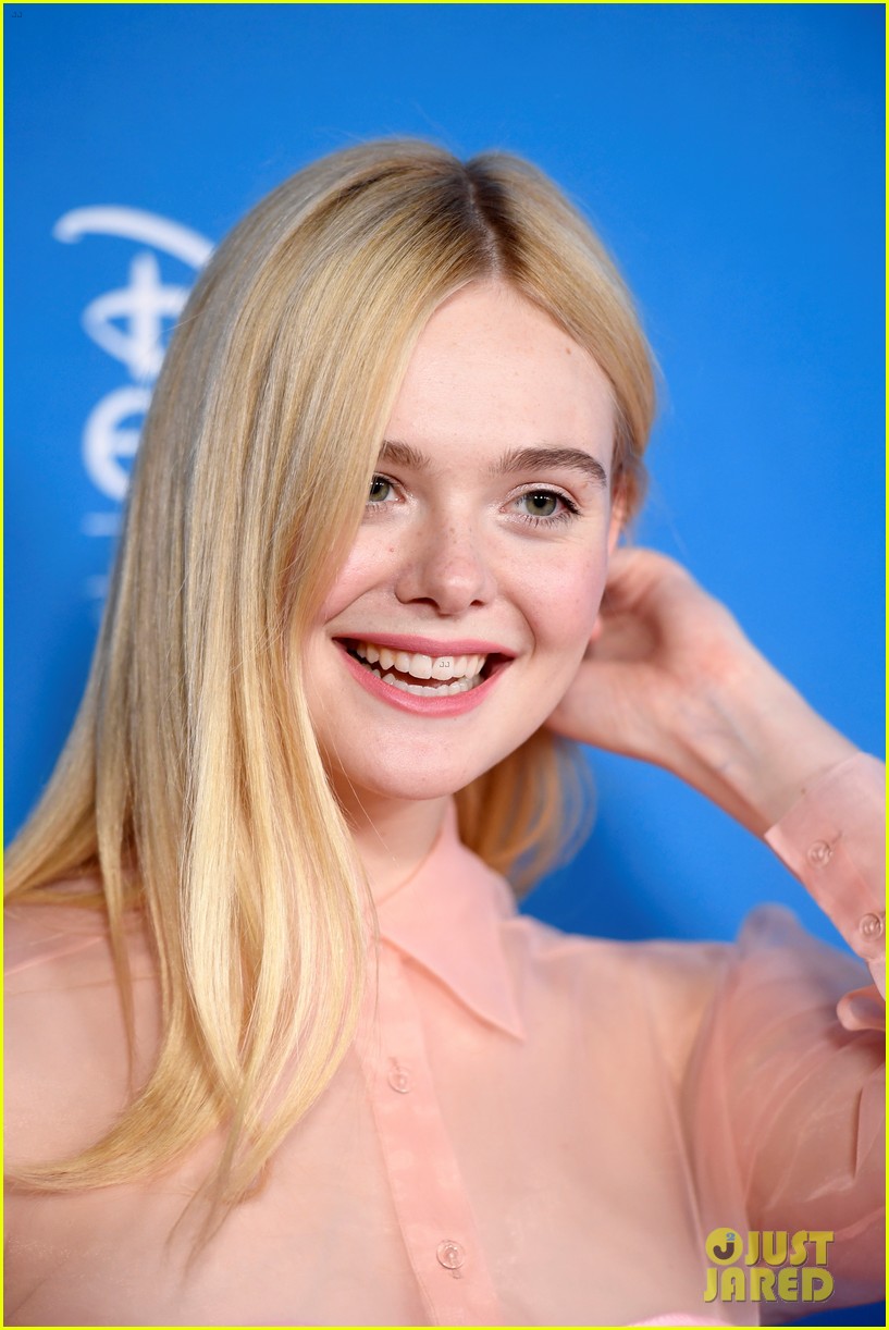 Elle Fanning Promotes 'Maleficent 2' at D23 Expo 2019