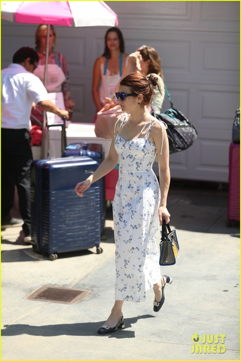 Nina Dobrev Uses Her Crutches While Attending Day of Indulgence Party