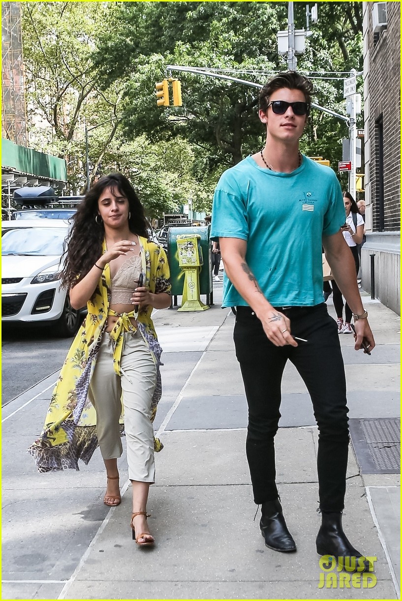 Camila Cabello & Shawn Mendes Hold Hands After Shawn's 21st Birthday Celebration in NYC