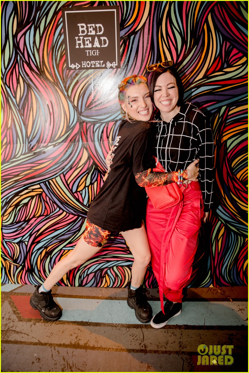 Hayley Kiyoko & Victoria Justice Hit Up Bed Head Hotel Festival Pop-Up