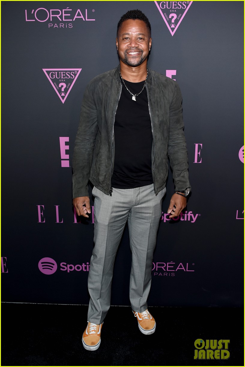 Camila Cabello Rocks a Checkered Dress at Star-Studded Elle Event