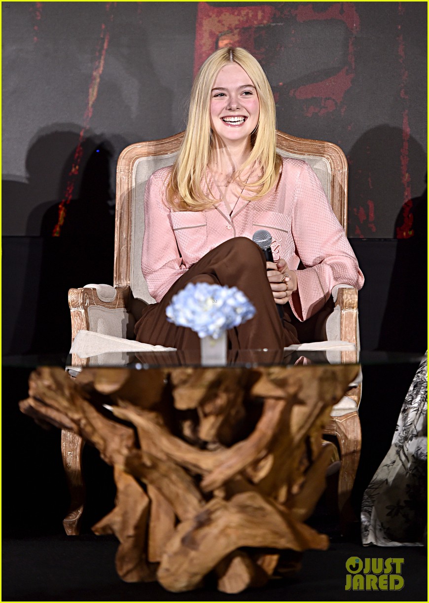 Elle Fanning & Harris Dickinson Join 'Maleficent' Stars at Beverly Hills Press Conference