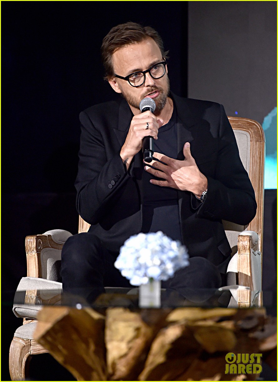 Elle Fanning & Harris Dickinson Join 'Maleficent' Stars at Beverly Hills Press Conference