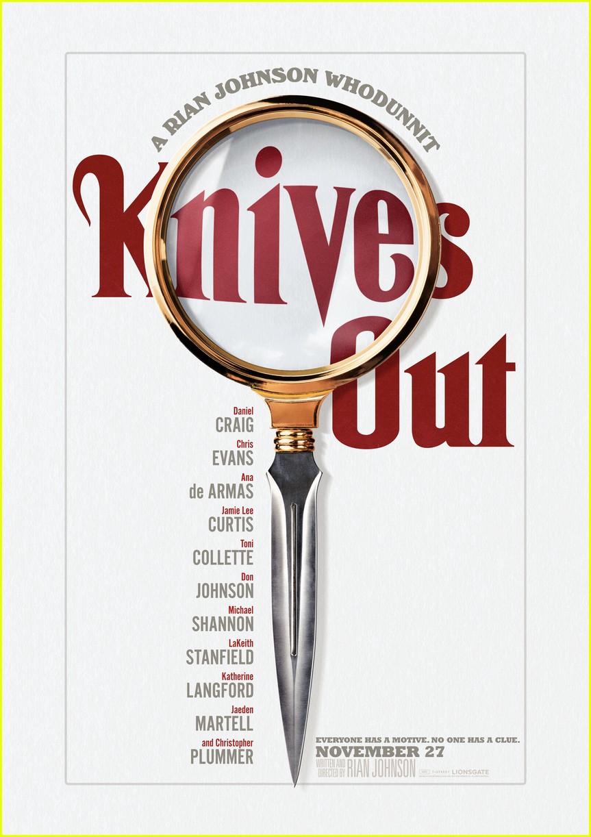 Katherine Langford & Jaeden Martell Give Sneak Peek At 'Knives Out' Characters On New Posters