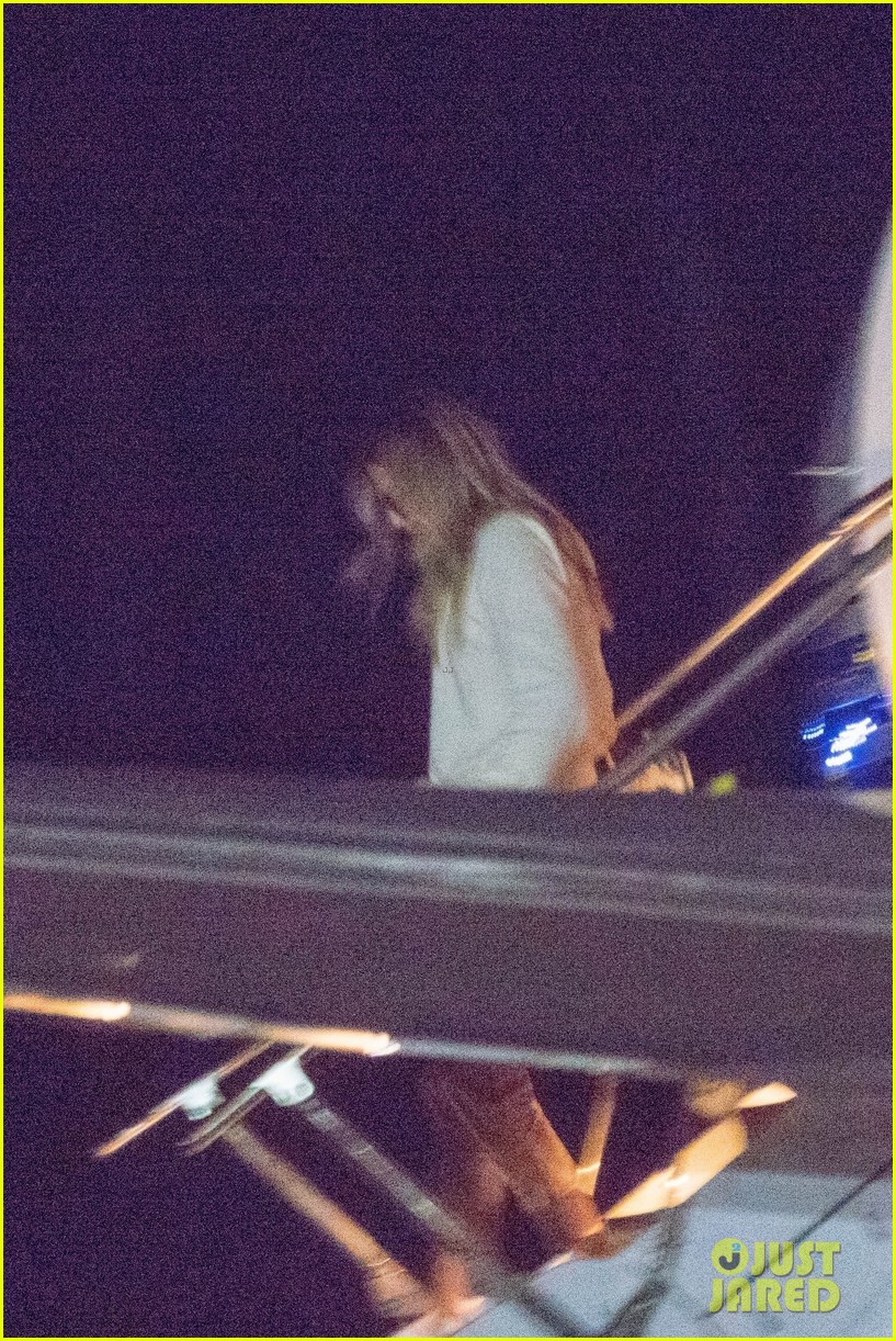 Kendall Jenner Arrives By Private Jet for Bieber Wedding