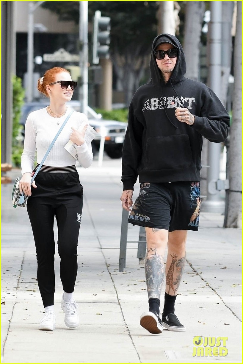 Madelaine Petsch & Travis Mills Couple Up for Afternoon Outing in LA
