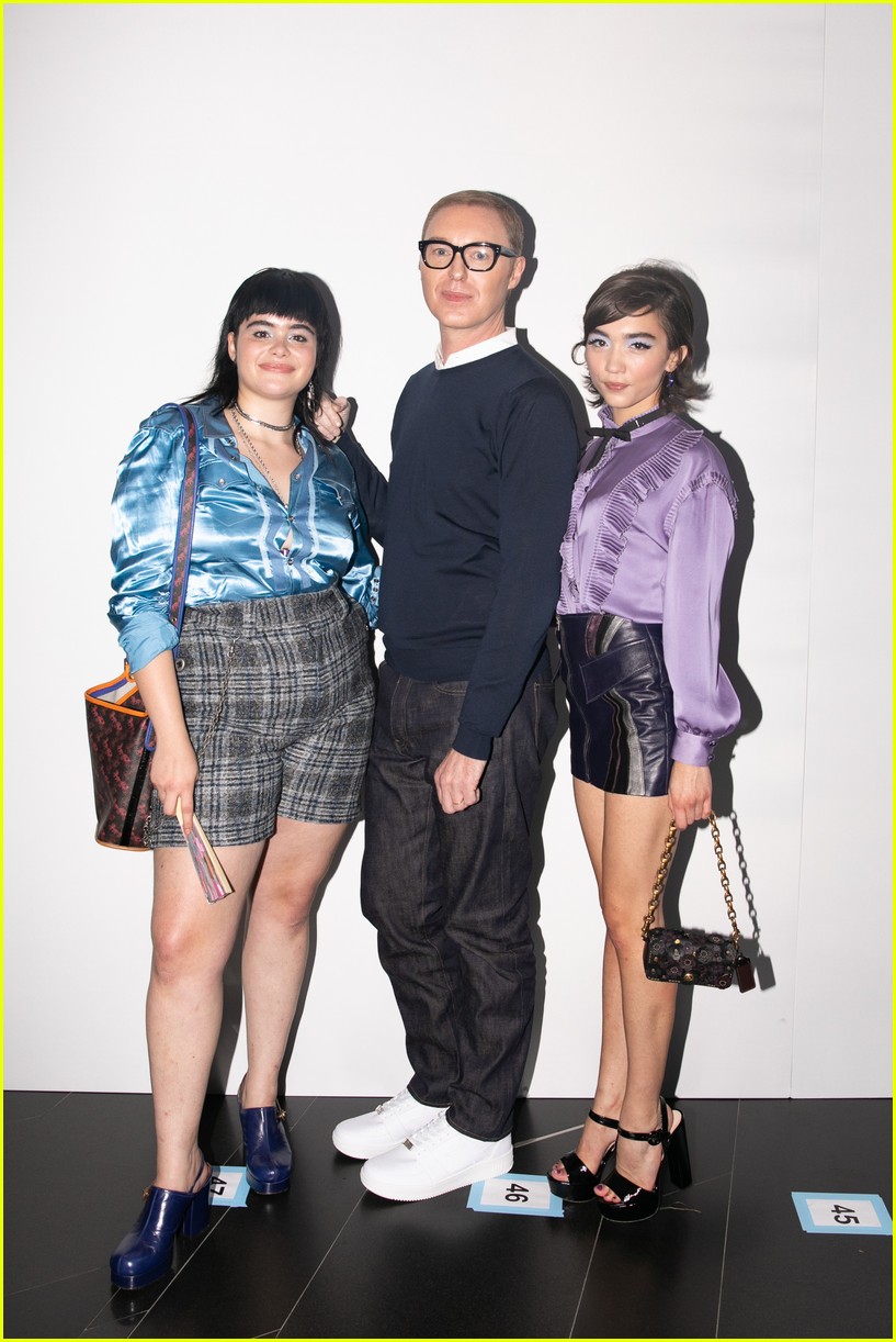 Rowan Blanchard & Barbie Ferreira Continue Their Fashion Week Fun at Coach Show!