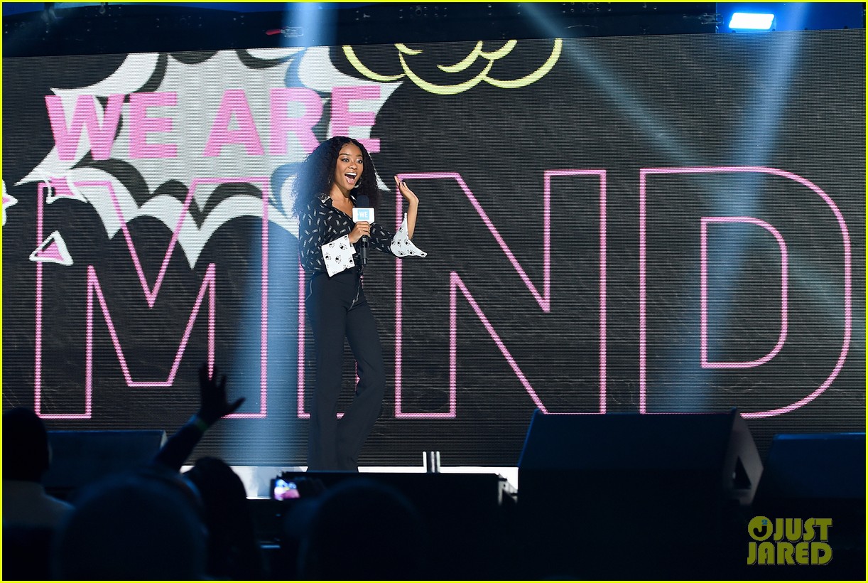 Skai Jackson & Sadie Sink Kick Off Festivities at We Day UN 2019