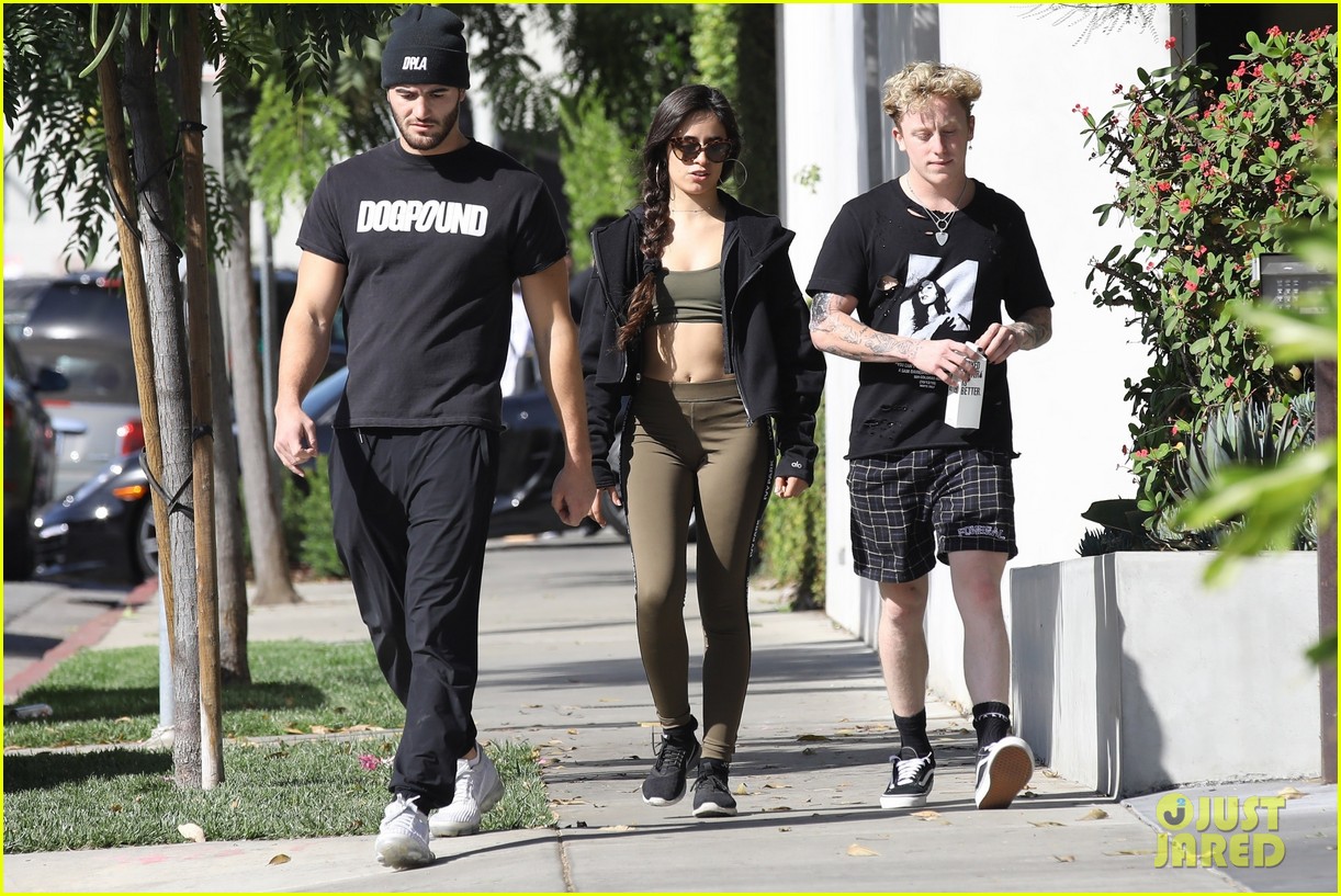 Camila Cabello Strikes Funny Pose After Gym Stop at Dogpound