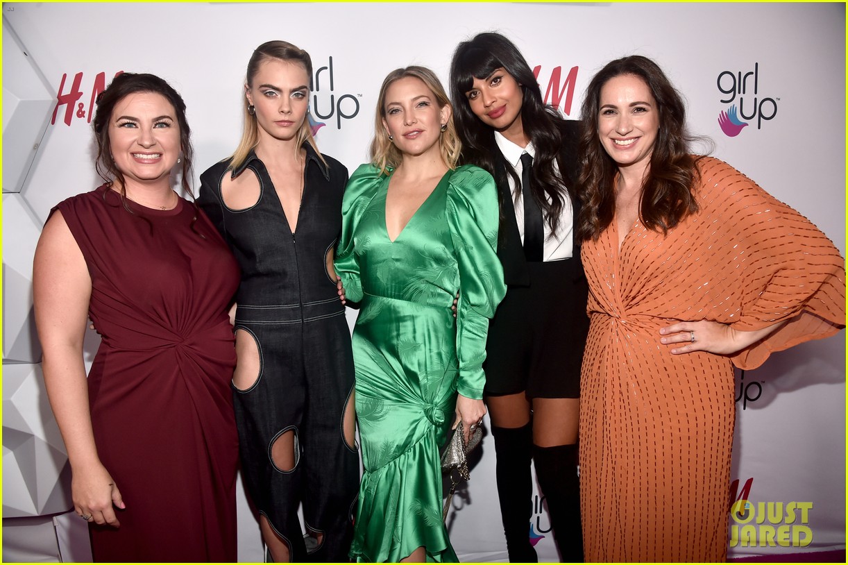 Cara Delevingne Rocks Jumpsuit With Holes at #GirlHero Awards With Ashley Benson