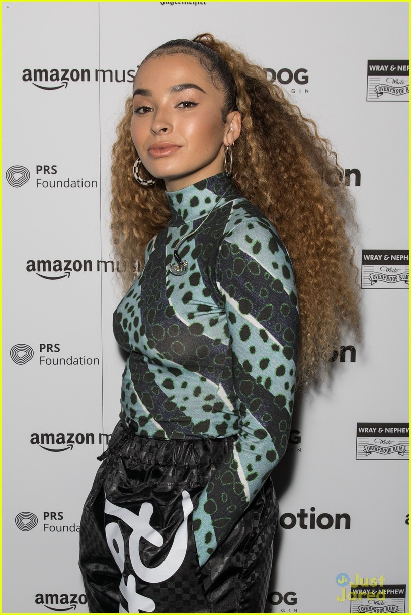 Ella Henderson Rocks Skin Tight Black Outfit For Notion Magazine's 15th Birthday Party
