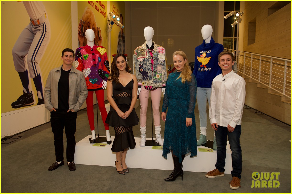 Hayley Orrantia Steps Out in Flirty Black Dress For 'The Goldbergs' Fashion Exhibit in LA