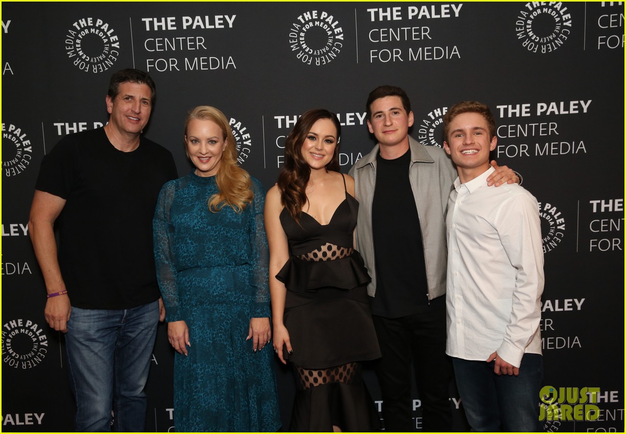 Hayley Orrantia Steps Out in Flirty Black Dress For 'The Goldbergs' Fashion Exhibit in LA