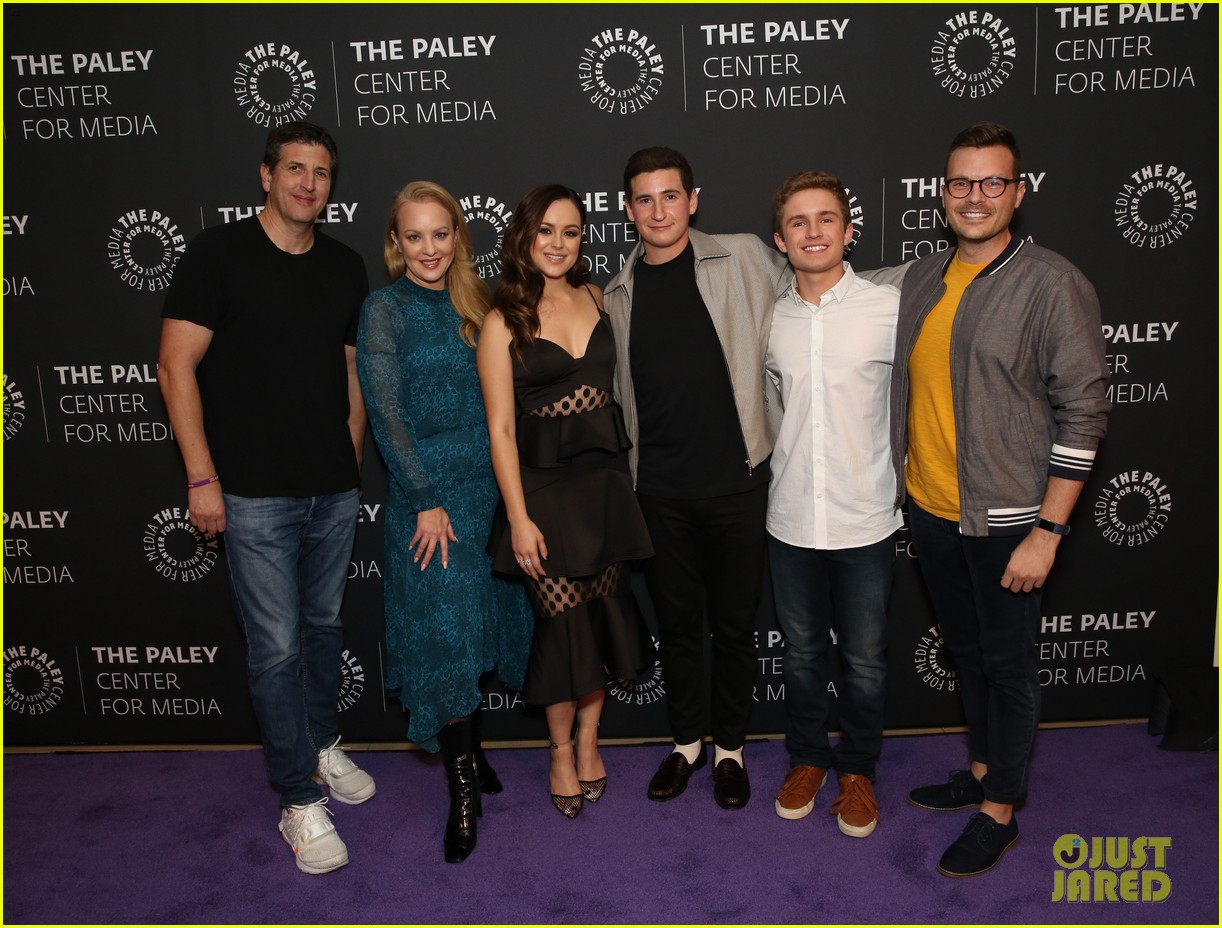 Hayley Orrantia Steps Out in Flirty Black Dress For 'The Goldbergs' Fashion Exhibit in LA