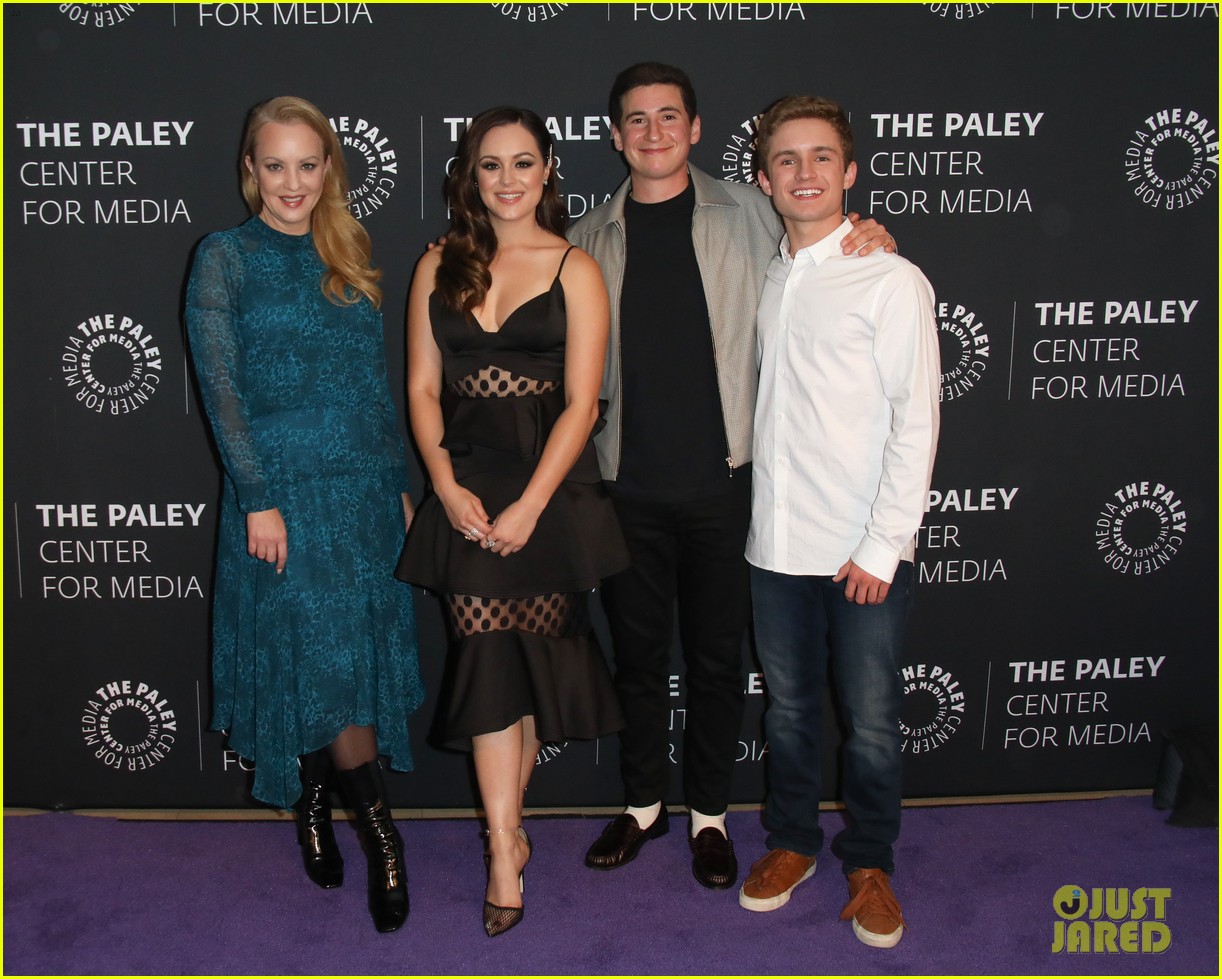 Hayley Orrantia Steps Out in Flirty Black Dress For 'The Goldbergs' Fashion Exhibit in LA